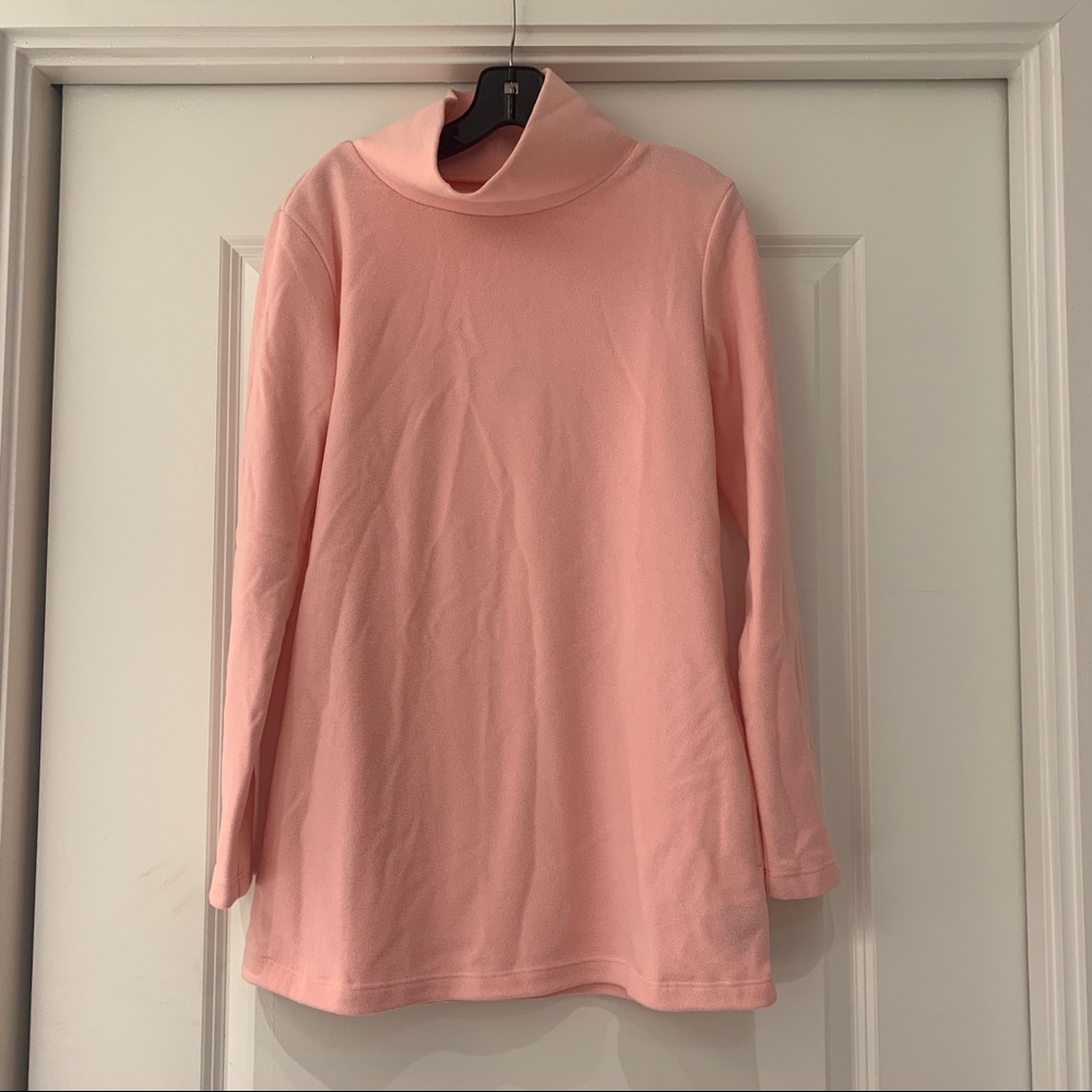 NWT Dudley Stephens Pink Cobble Hill turtleneck USA made Tuckernuck